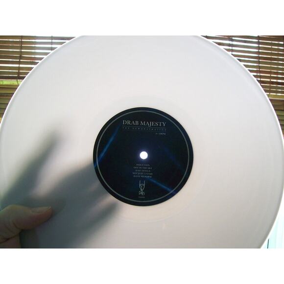 Drab Majesty ‎The Demonstration Silver Vinyl LP Record Post-Punk Goth Ltd Ed 300 - Picture 2 of 7